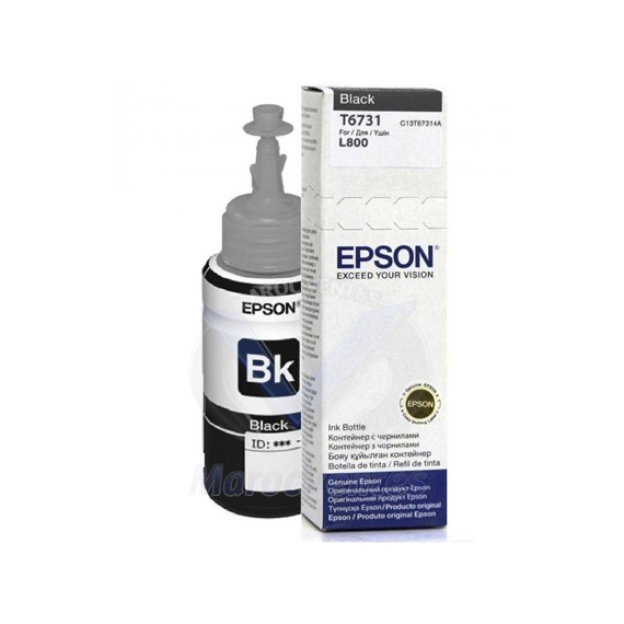 Epson Black ink bottle 70ml pour L800 C13T67314A